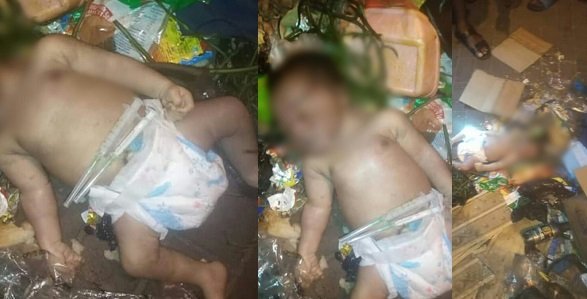 Day-old baby rescued from Port Harcourt waste bin