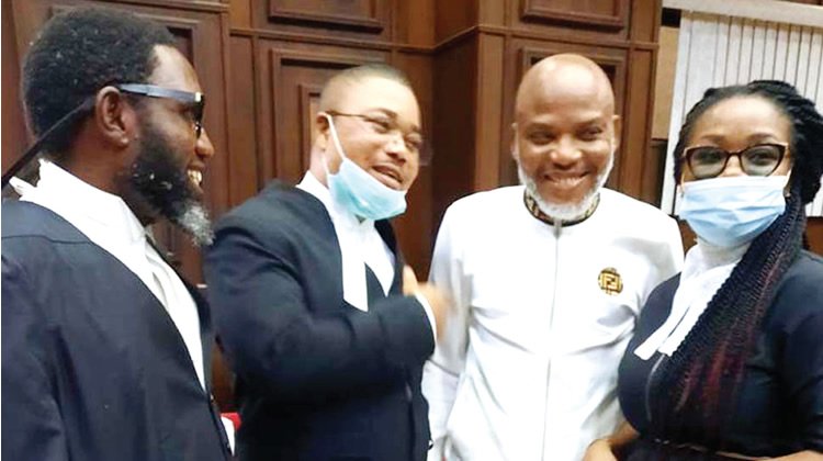 FG files 9 fresh grounds opposing Nnamdi Kanu’s release