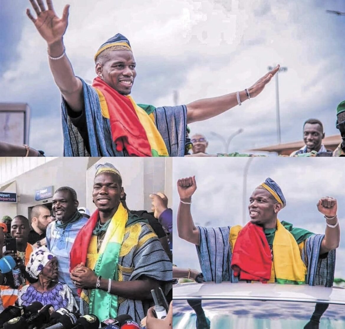 Photo: Paul Labile Pogba visits native country, Guinea