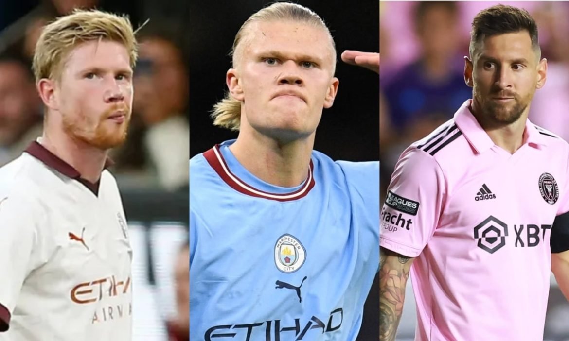 De Bruyne, Haaland And Messi Nominated For UEFA Player Of The Year