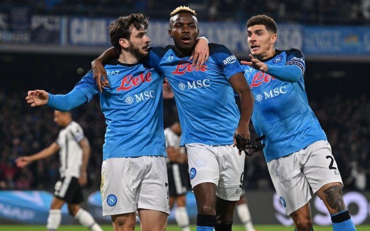 Osimhen scores 100th goal as Napoli trump Sassuolo 