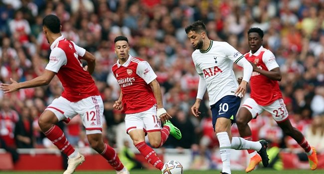 Tottenham face Arsenal in London derby