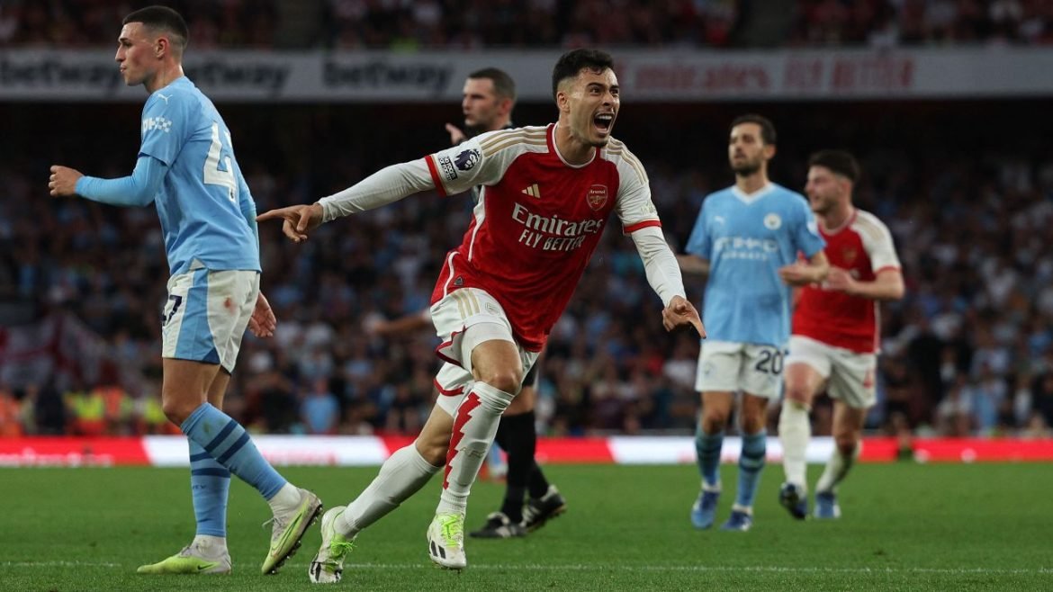 EPL: Martinelli’s late strike gifts Arsenal first City win since 2015