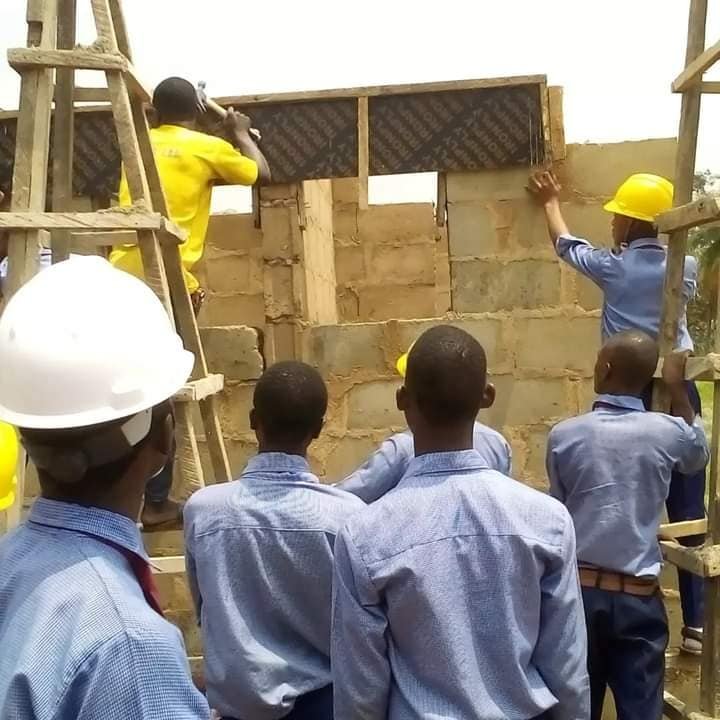 Agege students embark on construction project