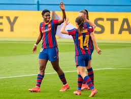 Oshoala scores as Barcelona win Women’s Champions League opener