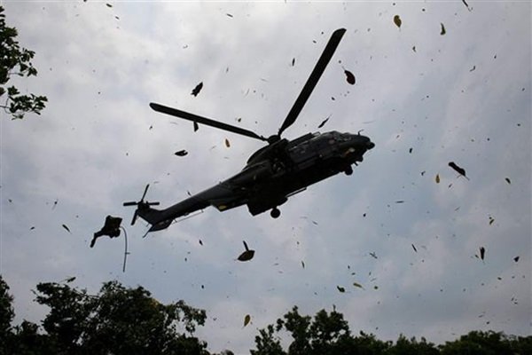 Military helicopter crashlands in Port Harcourt