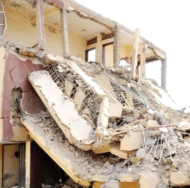 Workers trapped as building collapses in Kano